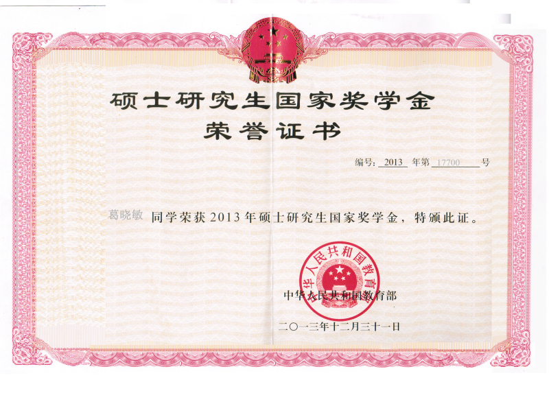 葛晓敏2012